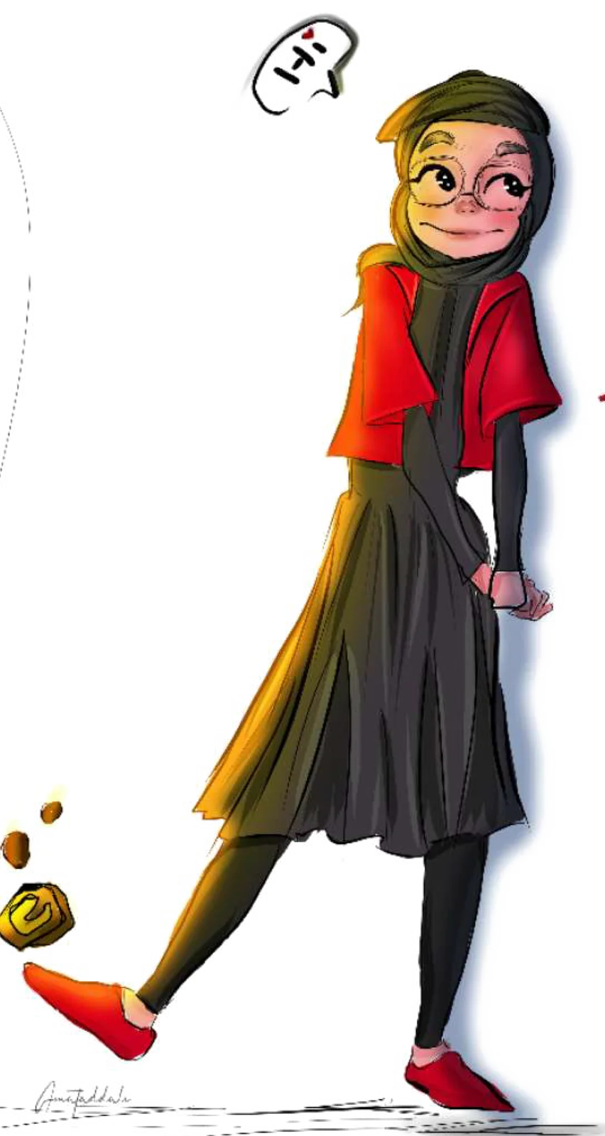 Amataddali character illustration